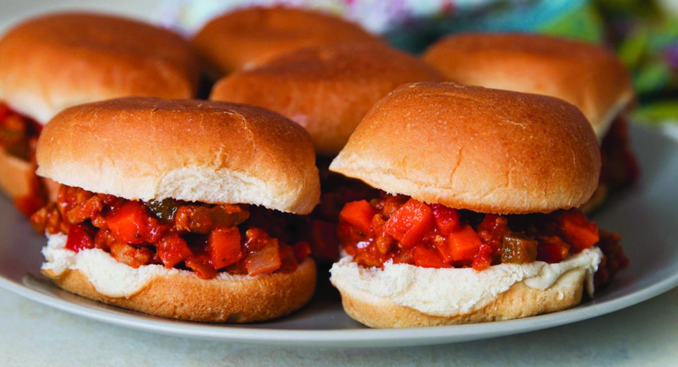 mini turkey sloppy joes