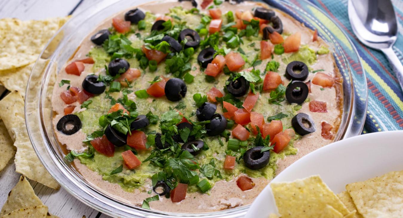 Healthy 7-Layer Taco Dip