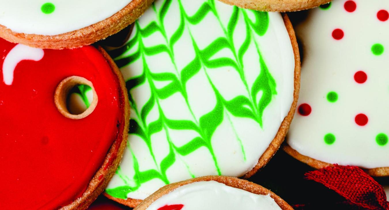 holiday ornament cookies
