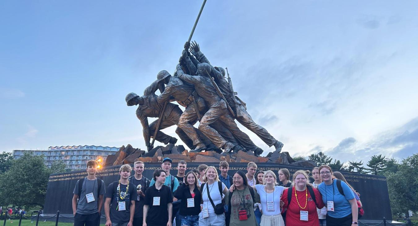 NREA Youth Tour 2025 at Iwo Jima Memorial