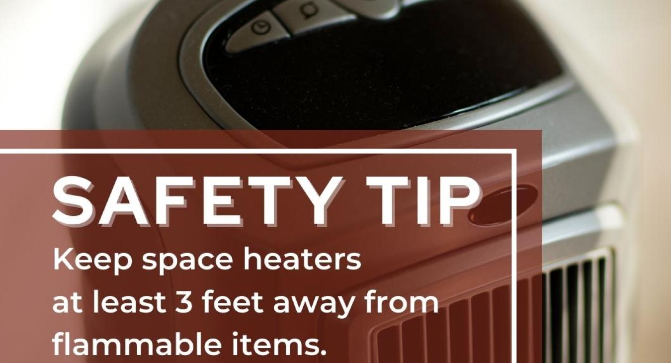 Space heater safety tip